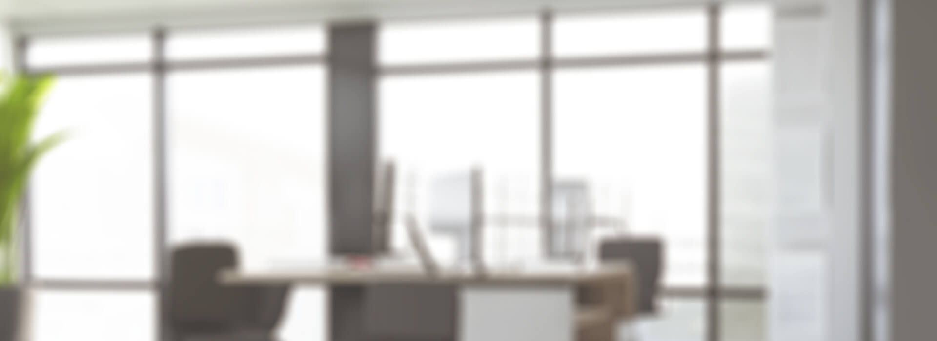 An out of focus office setting